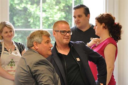 Celebrity chef Heston Blumenthal at Waitrose's product showcase